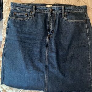 J Crew Denim Skirt